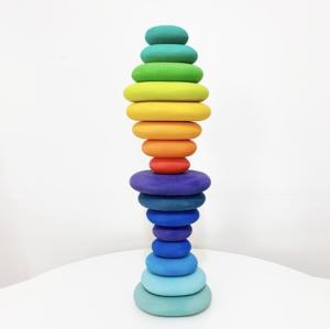 Quality 32pcs Digital Number Wooden Building Blocks Balance Blocks For Toddlers wholesale
