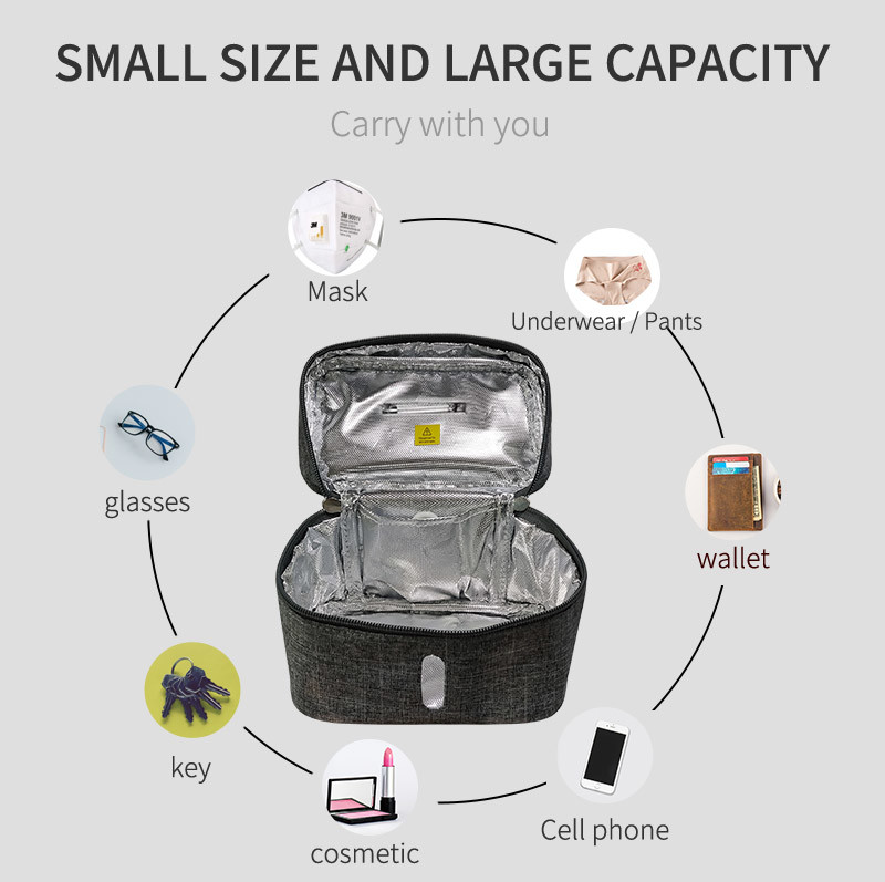 Leather Disinfection Bag UVC UV Sterilizer Lamp