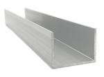 U Shape Custom Predrilled Aluminum Extrusion Profiles For Window Door Glass