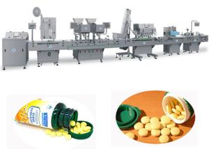 Quality Auto Pharmaceutical Tablet Bottle Filling Machine Support Bottle Capping And Labeling wholesale