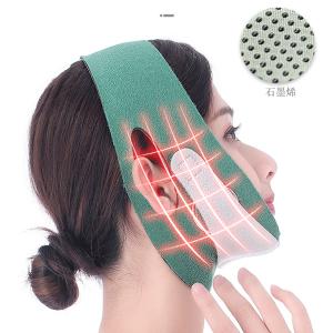 Quality Washable V Line Elastic Face Slimming Bandage Infrared Fabric Material wholesale