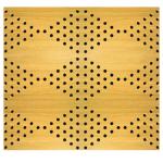 MDF Perforated Wood Acoustic Panels Recording Room Acoustic Absorption Panels