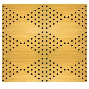 Quality MDF Board Music Studio Acoustic Panels Perforation Wooden Timber Acoustic Wall Panels wholesale