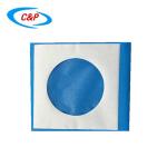 Disposable Surgical Nonwoven Fenestrated Drape With Adhesive Around The Hole