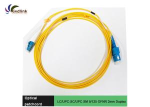 Quality LC/UPC-SC/UPC SM 9/125um Fiber Optic Jumper Cables wholesale