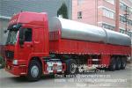 Dairy Farm Milk Cooling Tank , Horizontal Milk Tank With Truck 10000 Liter
