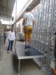 Quality Simple Anti-slip Waterproof Plywood Movable Stage Platform For Concert wholesale