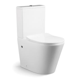 Quality Ceramic Smart Two Piece Toilet Bowl With Sink Rimless modern wholesale