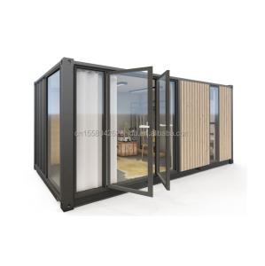 Quality Aluminum Alloy Windows Expandable Wooden Container House for EU 20ft 40ft Modern Design Outdoor Hotel and Vocation wholesale