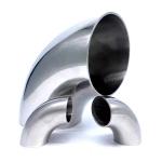 OEM Supported Stainless Steel 316L Sanitary Fitting 90 Degree Polished Weld