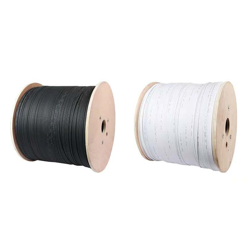 GJYFXCH G657A G652D 1 Core 2 Core FTTH Drop Cable , Fiber Optic Ethernet Cable