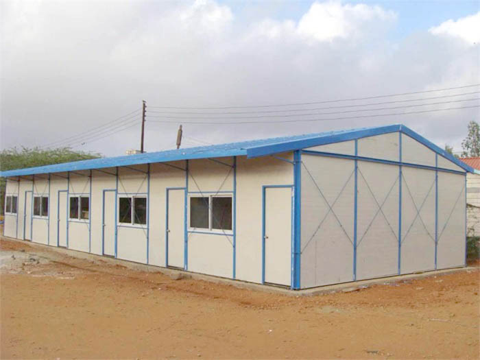 eco-friendly durable gable roof kit prefabricated steel house parts australia