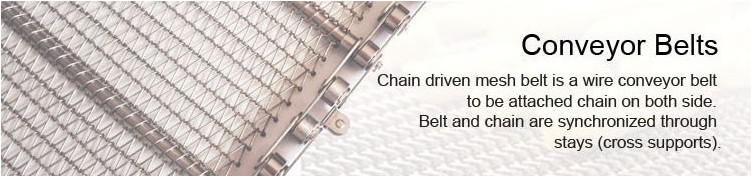 Hot Oven Furnace Conveyor Belt Alkali Resistant High Strength ISO9001