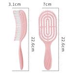 Hair Styling Candy Color Plastic Hair Comb Hair Beauty Brush 24*8cm
