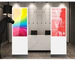 Floor Standing Vertical TV Touch Screen Kiosk 4k Indoor Advertising Player