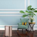 Smudge Proof 2.38 Gallon Kitchen Step Trash Can