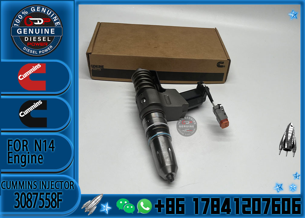 3087558F Fuel Injector 3411385 For CUMMINS N14 Diesel Engine Parts 3407776 3087558F