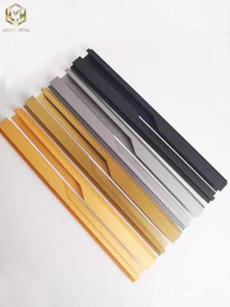 Modern Furniture Wardrobe Long Aluminum Door Handles Drawer Cabinet Handle