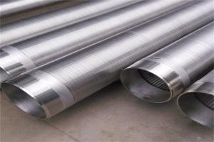 Quality Anti Rust V Wire Screen Pipe Non Magnetic Easy Installation Wire Wrapped Pipe wholesale