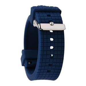 Quality Dustproof Mens Rubber Watch Bands , 22mm Wrist Watch Straps Mens wholesale