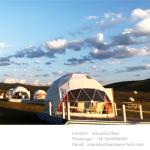 Roof Pvc Heated Eco Prefab Transparent Luxury And Comfort Hemispherical Hotel