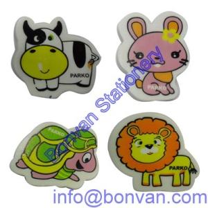 Quality rubber shaped eraser, cartoon shape eraser,cartoon design eraser wholesale