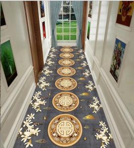Quality Special Style Crystal Velvet Custom Commercial Floor Mat For Entrance Corridor Stairway Hotel wholesale