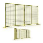 Hot Dipped Galvanzied Australia Outdoor Temporary Fence Silver Security Fence