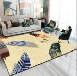 Feather Living Room Floor Carpets North European Crystal Velvet Sofa Bedroom