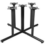 Cast Iron Outdoor Table Base Matt Finish Furniture Component for large table top