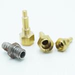 Nickelplated Non Standard Fastener Pipe Joint Connector M17x11.1mm