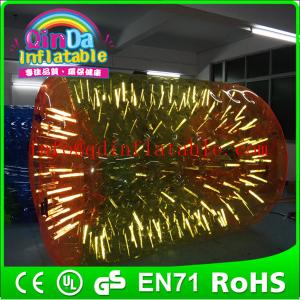Quality QinDa Inflatable Inflatable water wheel inflatable water walking roller wholesale