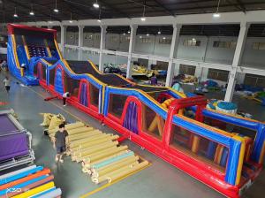 Quality Large Size Adult Toxic Inflatable Obstacle Course Commercial wholesale