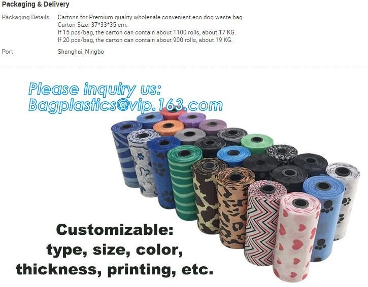 Easy-Tie Baby Disposable Diaper Sacks Bags,100% Biodegradable Diaper Bags with Baby Powder Scent, bagplastics, bagease