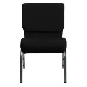 Quality Conference Black Church Chairs 10CM Cushion Church Seating Chairs wholesale