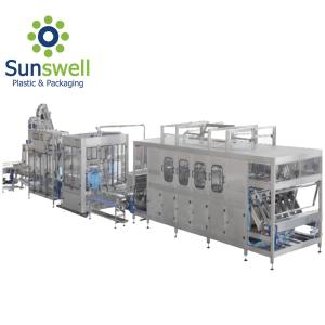 Quality 19L Bottle Washing Brushing SUS304 5 Gallon Filling Machine wholesale