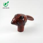 Precision Fine Carving Wooden Umbrella Handle Umbrella Duck Handle Uv Resistant
