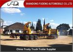 20 Foot Side Loader Trailer Double Axle Heavy Duty Leaf Spring Suspension