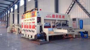 Quality Corrugated Carton Box Making Machine Adopt Gear Box Lead Edge Feeder wholesale