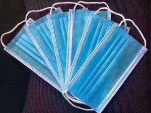 Quality Customized Color 3 Ply Non Woven Face Mask Customized Package 17.5x9.5 Cm wholesale