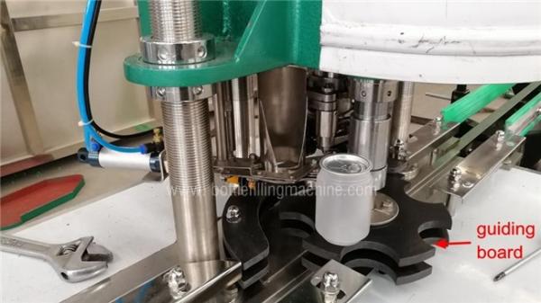 Tin Can Pop Top Beverage Can Filling Machine Seamer , Small Juice Filling