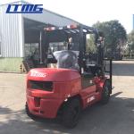 Full Free Mast Hydraulic Diesel Forklift Truck 3 Ton For Freight Yard