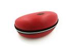 Big Size Red PU Glasses Holder Eva Hard Case For Sunglasses / Eyewear