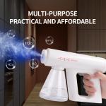 Rechargeable Wireless nano disinfection Blue Light Atomizer Wireless Sprayer