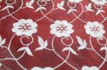 Diamond Mesh based Crown Style Embroidery Lace Fabric Crown for Women's Clothes
