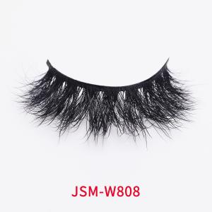 Quality Reusable Natural 3D Mink Lashes , Handmade Craft Silk Individual Lashes wholesale