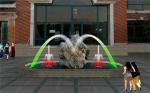 Granite Swimming Pool Jumping Jet Fountain High Spray