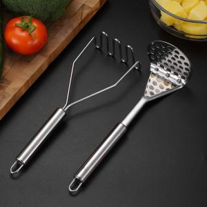 Quality Manual Press Food Utensil Handheld Stainless Steel Potato Ricer for Veggies and Fruits wholesale