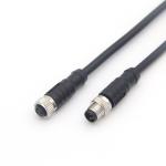 Waterproof Electrical M8 Cable Assembly Male To Female 5 Meter Length