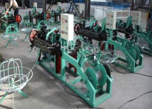 Quality PVC Coated Wire Barbed Wire Fencing Machine , Fully Automatic Barbed Wire Machine wholesale